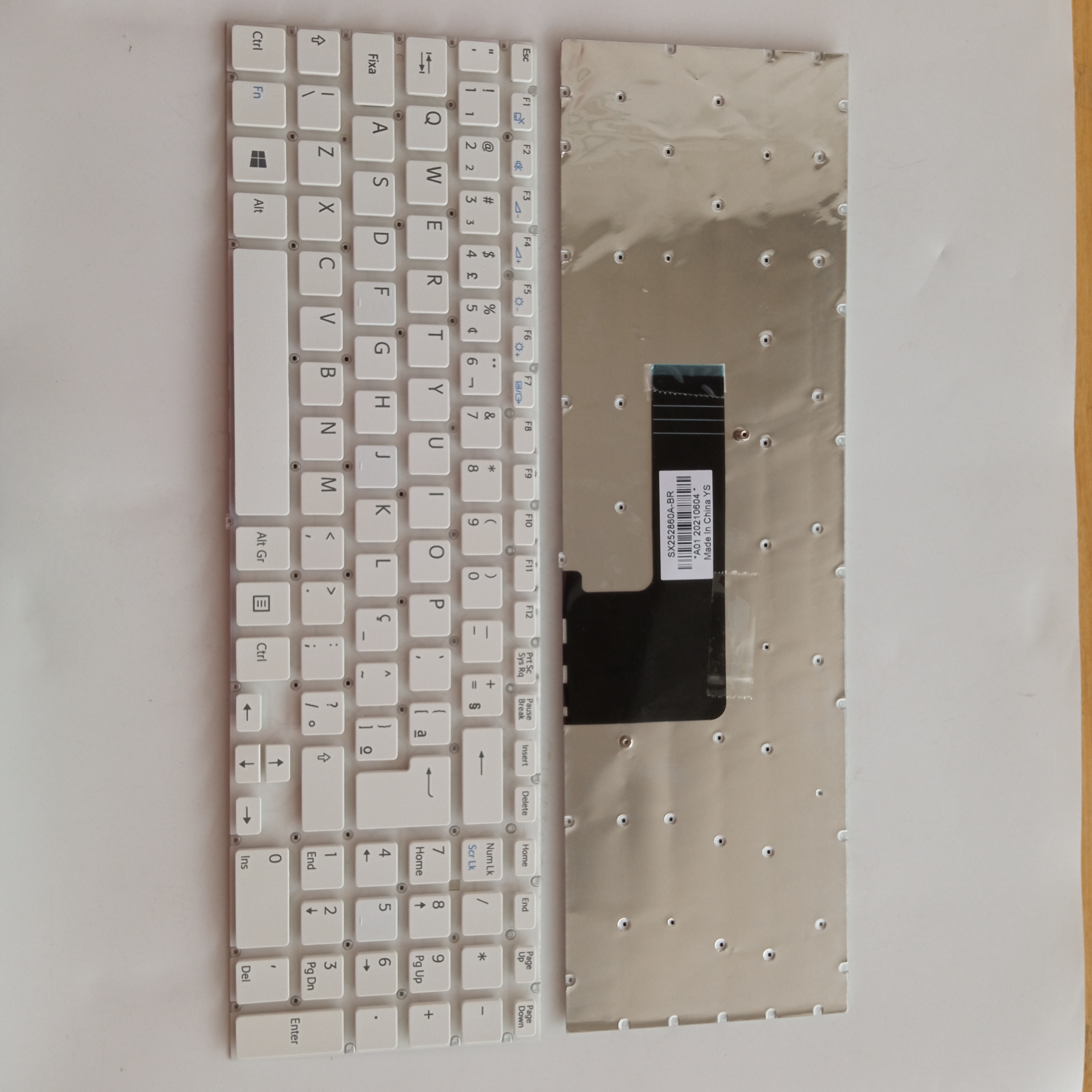 Picture of New Replacement Laptop Keyboard For SONY SVF15 WHITE (OEM) BR Layout